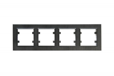 Рамка 4-м Karea LINE STAR чер. Makel 86054704