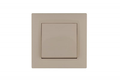 Выключатель 1-клав. Karea RIZZ крем Makel 88010001