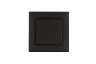 Розетка 1-м с крышкой Karea RIZZ STAR с заземл. дым. металлик Makel 88050029