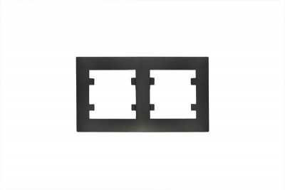 Рамка 2-м Karea RIZZ STAR чер. Makel 88054702