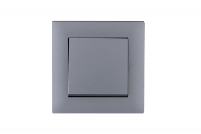 Выключатель 1-клав. Karea RIZZ STAR сер. Makel 88065001