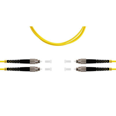 Патч-корд ВО SM(G.652.D) FC/UPC-FC/UPC 3.0мм duplex LSZH 2м SUPRLAN 09-0623