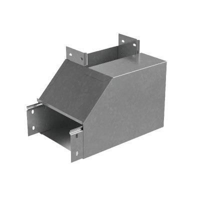 Угол для лотка вертикальный внутр. L 100х100мм с разворотом трассы на 90град. 