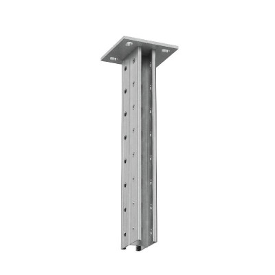 Стойка-Страт двойная усиленная 41х41 L2000мм сталь 2.5 тройная перфорация HD85 КМ LO54439