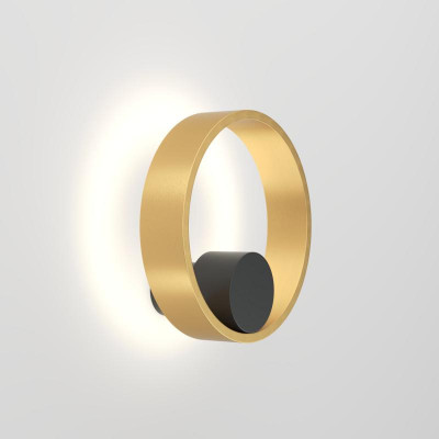 Бра ORBIT 10Вт 3000К IP20 LED алюм. черн./сатинированное зол. DENKIRS 764329