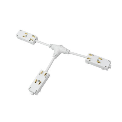 Коннектор электрический трека SMART гибкий Т-образ. бел. DENKIRS 709469