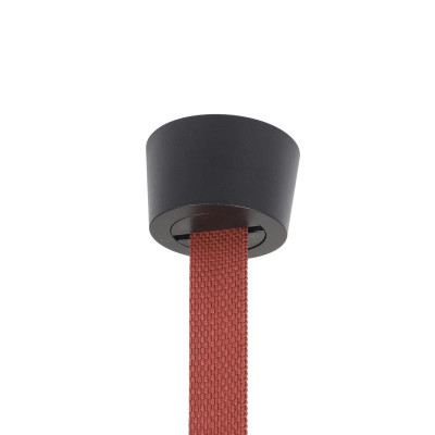 Основание накладное с возможностью подачи питания треку-ремню Belty Base 75х43мм IP20 не вмещает блок питания алюм. черн. DENKIRS 723185