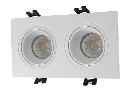 Светильник 10Вт GU5.3 IP20 LED встраив. пластик бел./бел. DENKIRS 654407