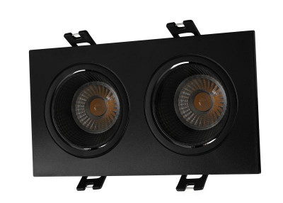 Светильник 10Вт GU5.3 IP20 LED встраив. пластик черн./черн. DENKIRS 654408