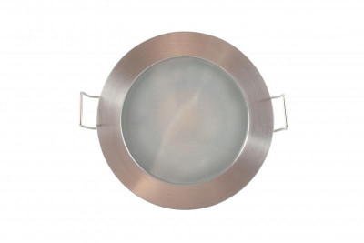 Светильник 50Вт GU10 IP44 встраив. влагозащ. алюм. сер. DENKIRS 427065