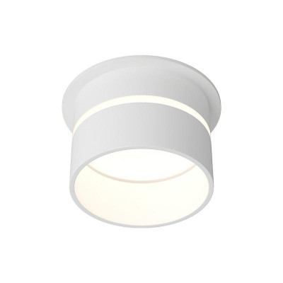 Светильник 15Вт GU10 IP44 встраив. влагозащ. алюм. бел. DENKIRS 545349