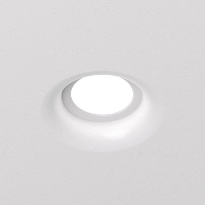 Светильник точечный INVIZ 9Вт GU10 IP20 LED встраив. для натяжных ПВХ потолков ABS-пластик бел. DENKIRS 766967