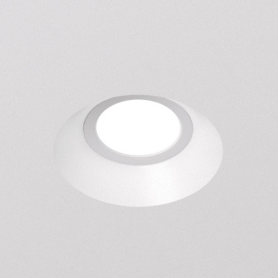 Светильник точечный INVIZ 9Вт GU10 IP20 LED встраив. для натяжных ПВХ потолков ABS-пластик бел. DENKIRS 766965