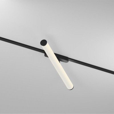 Светильник трековый Air Ray 3000 12Вт 3000К IP20 33 48В DC 500х35х79мм RA90 120град. со светодиодом алюм. черн. DENKIRS 723267