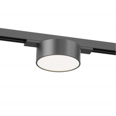 Светильник трековый SHINE FLOW 6Вт 3000К IP20 48В DC 74х28 RA90 со светодиодом алюм. темн. никель DENKIRS 764343