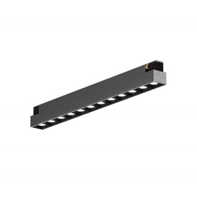 Светильник трековый SHINE GRILL 10Вт 3000К IP20 48В DC 231х19х27 RA90 со светодиодом алюм. темн. никель DENKIRS 764341
