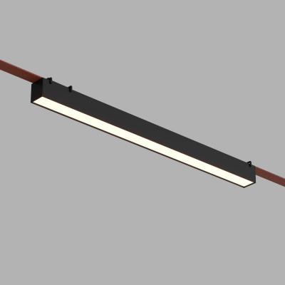 Светильник для трека-ремня Belty Linear 24Вт 4000К IP20 48В DC 642х40х45мм RA90 120град. со светодиодом алюм. черн. DENKIRS 723168