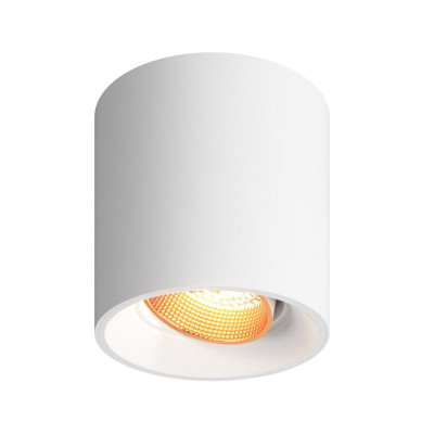 Светильник 10Вт GU5.3 IP20 LED накладной пластик бел./бронз. DENKIRS 631275