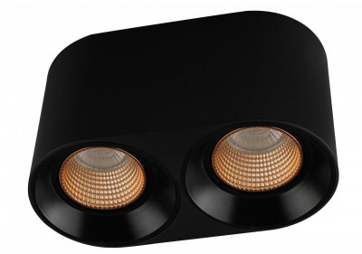 Светильник 10Вт GU5.3 IP20 LED накладной пластик черн./бронз. DENKIRS 654452