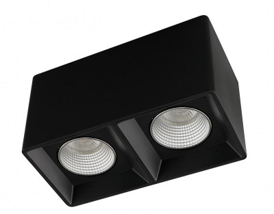 Светильник 10Вт GU5.3 IP20 LED накладной пластик черн./хром DENKIRS 654439