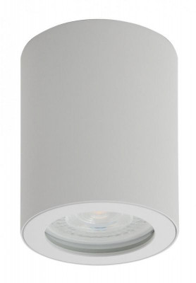 Светильник 15Вт GU10 IP44 накладной влагозащ. алюм. бел. DENKIRS 427054