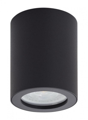 Светильник 15Вт GU10 IP44 накладной влагозащ. алюм. черн. DENKIRS 427057