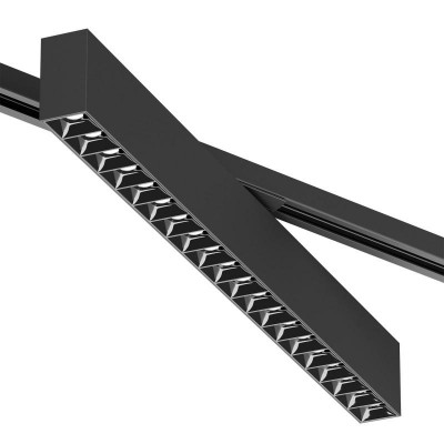 Светильник трековый EDDER 40Вт 4000К IP20 220В L538мм 30град. 1ф поворотн. со светодиодом алюм. черн. DENKIRS 717783