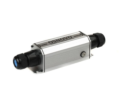 Удлинитель уличный PoE E-PoE/2W 10M/100M Fast Ethernet до 500м (до 22W) со встроенной грозозащитой 6kV OSNOVO 13917