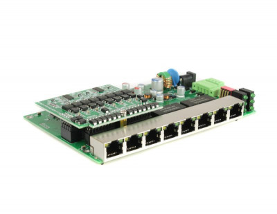 Коммутатор промышленный бескорпусной PoE SW-80800/IC-P на 8 портов OSNOVO 14219