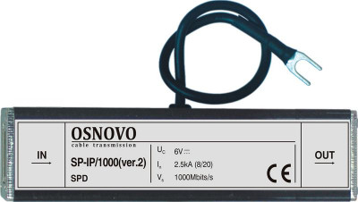 Устройство грозозащиты SP-IP/1000(ver.2) для локал. вычислит. сети OSNOVO 11353
