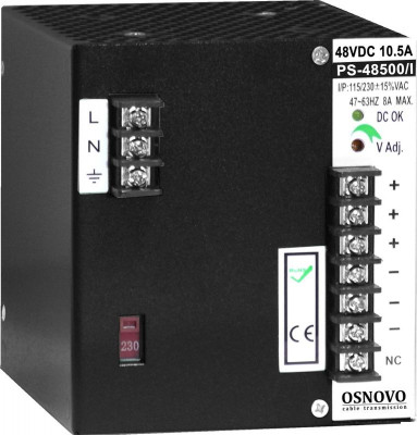 Блок питания промышленный PS-48500/I 10.4А OSNOVO 13938