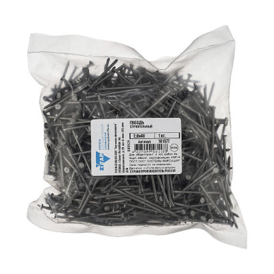 Гвоздь строительный 2х40 (уп.1кг) Tech-Krep/Zitar 101577