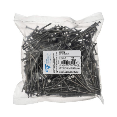 Гвоздь строительный 2.5х50 (уп.1кг) Tech-Krep/Zitar 101578