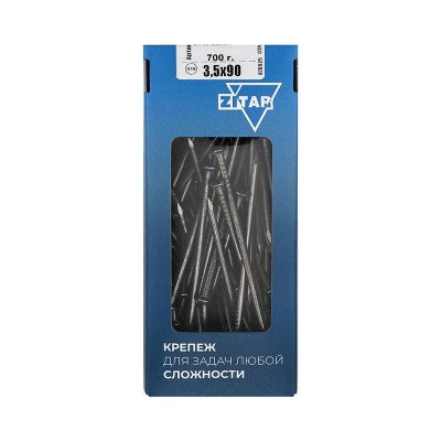 Гвоздь строительный 3.5х90 (уп.700г) Tech-Krep/Zitar 102007