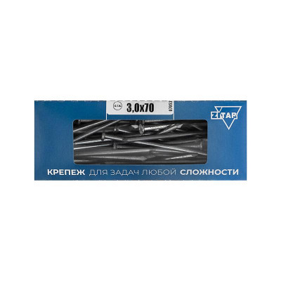 Гвоздь строительный 3х70 оцинк. (уп.400г) Tech-Krep/Zitar 102030