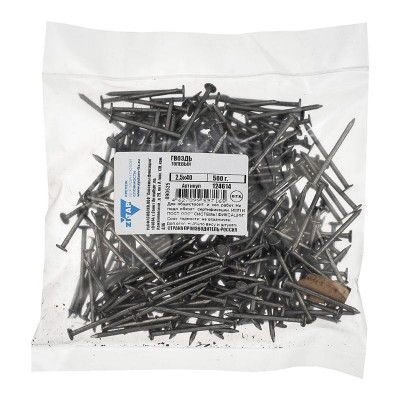 Гвоздь толевый 2.5х40 (уп.0.5кг) Tech-Krep/Zitar 124614