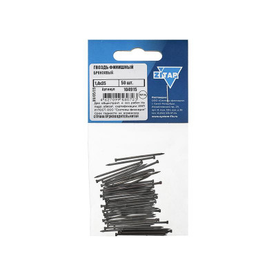 Гвоздь финишный 1.4х35 бронз. (уп.50шт) Tech-Krep/Zitar 104915
