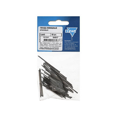 Гвоздь финишный 1.4х45 бронз. (уп.40шт) Tech-Krep/Zitar 104917