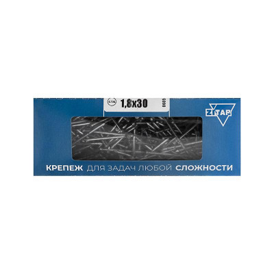 Гвоздь финишный 1.8х30 оцинк. (уп.300г) Tech-Krep/Zitar 104844
