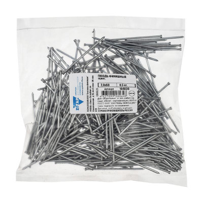 Гвоздь финишный 2х60 оцинк. (уп.0.5кг) Tech-Krep/Zitar 104839