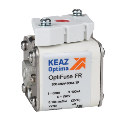 Предохранитель OptiFuse FR-S30-690V-100A-TF КЭАЗ 345689