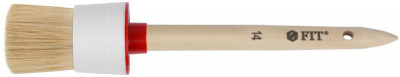 Кисть круглая натур. светл. щетина №14 (50мм) FIT 01308