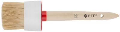 Кисть круглая натур. светл. щетина №22 (70мм) FIT 01312