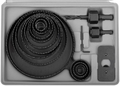 Набор пил круговых 19-127мм 12шт в кейсе FIT 36763