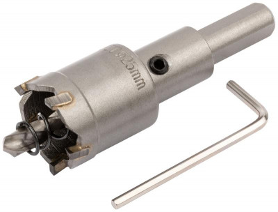 Коронка кольцевая с карбидными вставками Профи 25мм для отверст. в нерж. стали FIT 36825