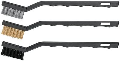 Набор корщеток мини сталь/нейлон/латунь 175мм (уп.3шт) FIT 38453
