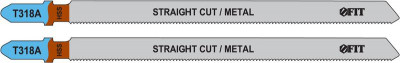 Набор полотен по металлу HSS фрезерованные волнистые зубья 132/106/12мм T318A (уп.2шт) FIT 40966