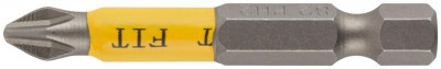 Бита кованая сталь S2 односторон. 50мм PH2 Профи (блист.2шт) FIT 57505