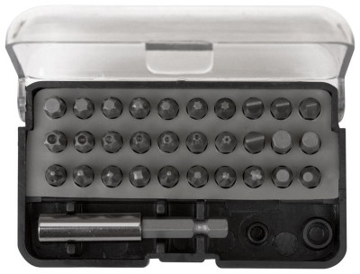Набор бит 31шт (30шт CrV бит + адаптер с защелкой) FIT 57854