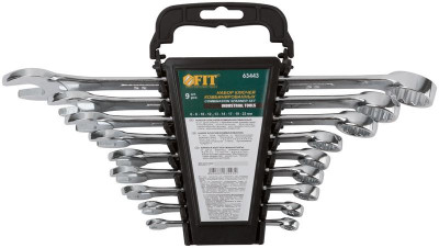 Набор ключей комбинированных в пластиковом держателе 